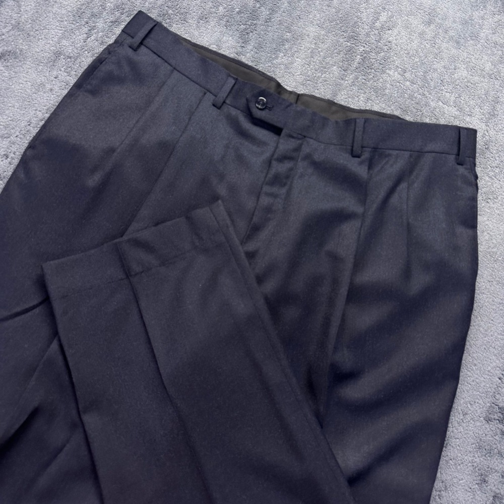 Jos. A. Bank Executive Collection Wool Cashmere Pleated Dress Pants Men's 42x31